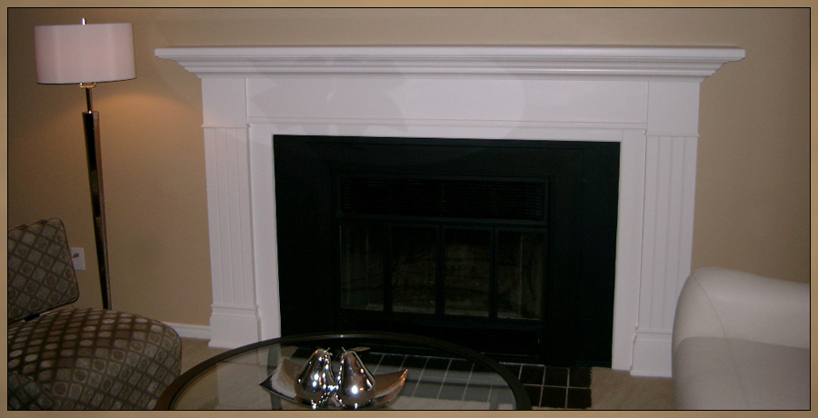 Custom Wood Mantels - Modern Fireplace Mantel
