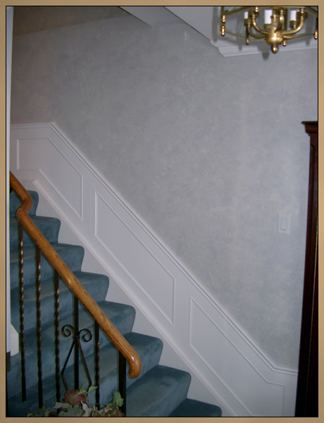 After Wainscoting and Faux Finish Painting Photo