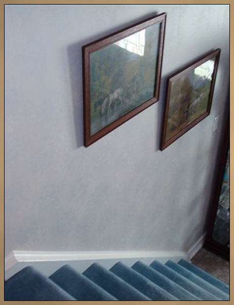 Before Wainscoting and Faux Finish Painting Photo