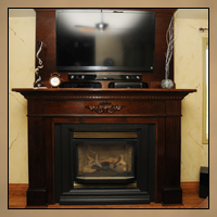 Fireplace Mantel After Thumbnail