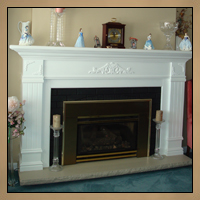 Brick Fireplace Mantel After Thumbnail