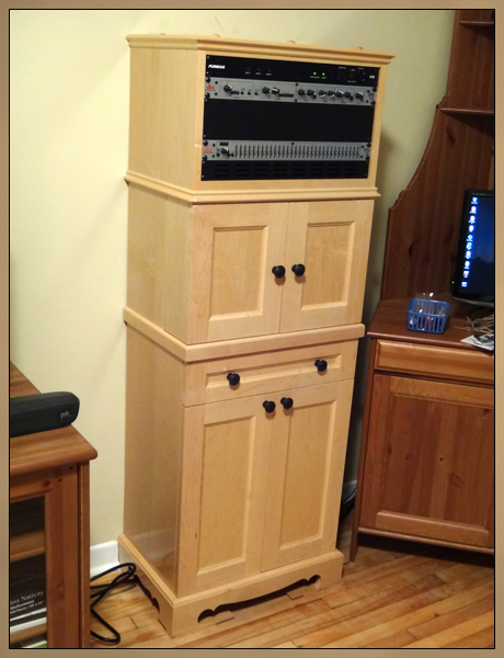 Custom Podcast Studio Cabinet 1